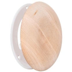 Tr&aelig;ventil til sauna 100 m sort Elletr&aelig;